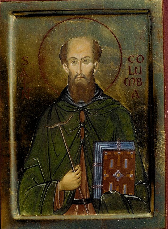 St Columba 1 - Aidan Hart Sacred Icons
