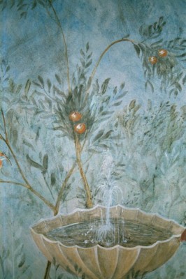 Paradise, detail from the Annunciation (Cumbria)
