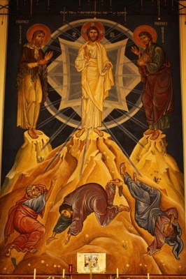 Our Lady of Lourdes Catholic Church, Leeds. 9.5 x 4.5 metres, executed in fresco, January 2012