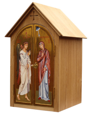 Tabernacle for Silverstream Priory. Cabinet making work by Dylan Hartley.
