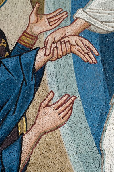 detail from The Resurrection mosaic