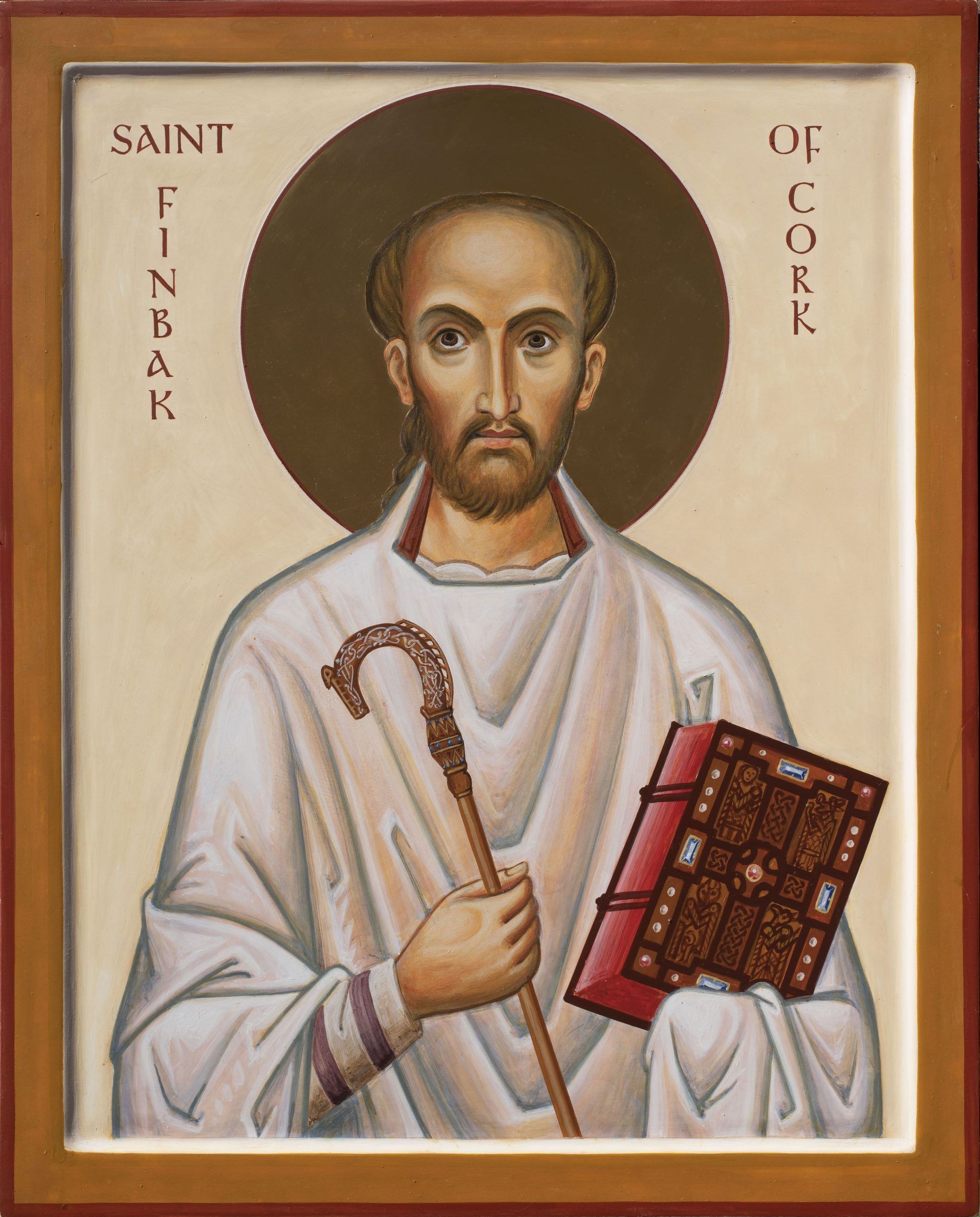 St Finbar of Cork - Aidan Hart Sacred Icons