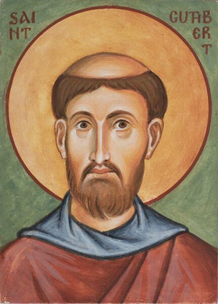 St Cuthbert of Lindisfarne icon