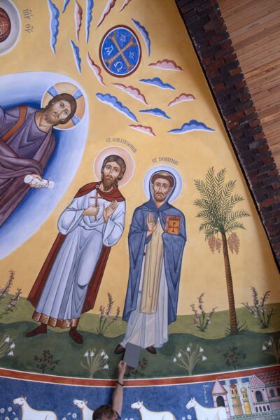 Sts Christopher and Dominic, Apse, St Christopher’s Church, Codsall, UK